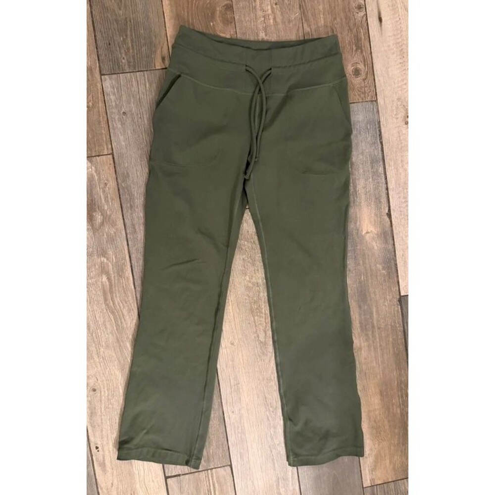 Mondetta Women's Olive Green Luxury Yoga Lounge Pants with Pockets